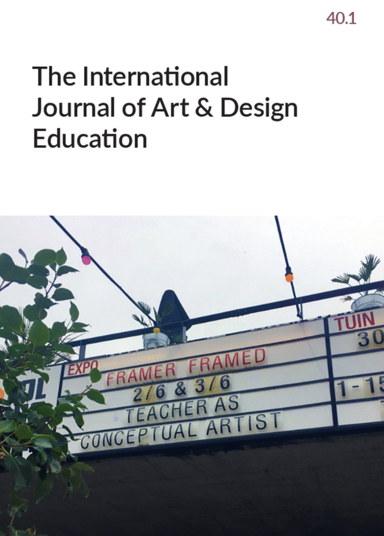International Journal of Art & Design Education | NSEAD
